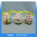 High quality ceramic hanging Easter egg ,ceramic easter hanging crafts